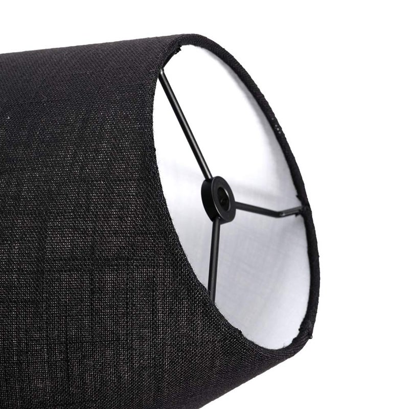 TOOTOO STAR Barrel Black Small Lamp Shade for Table Floor Lamps Replacement, 6x10x7.5 Inch, Fabric Cloth, Spider Model (black) - Image 4